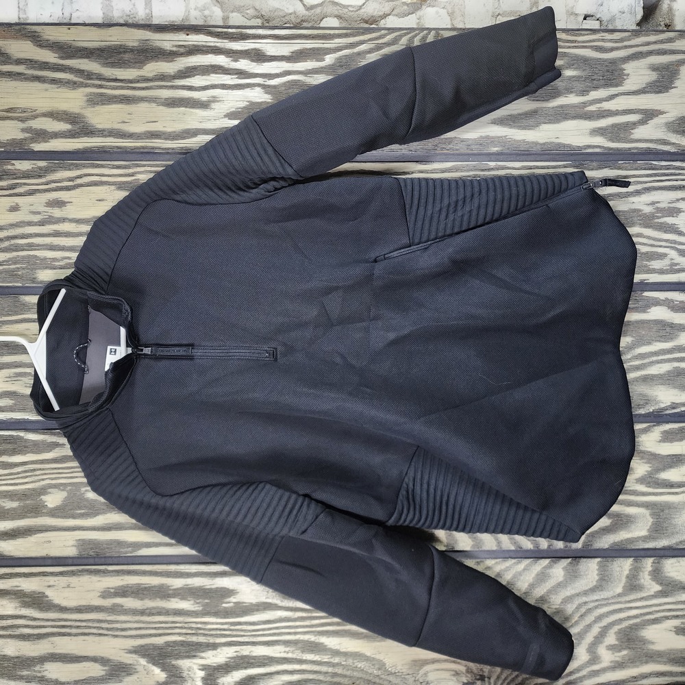 Under Armour Black Mens Size 2XL Athletic Half Zip Sweater